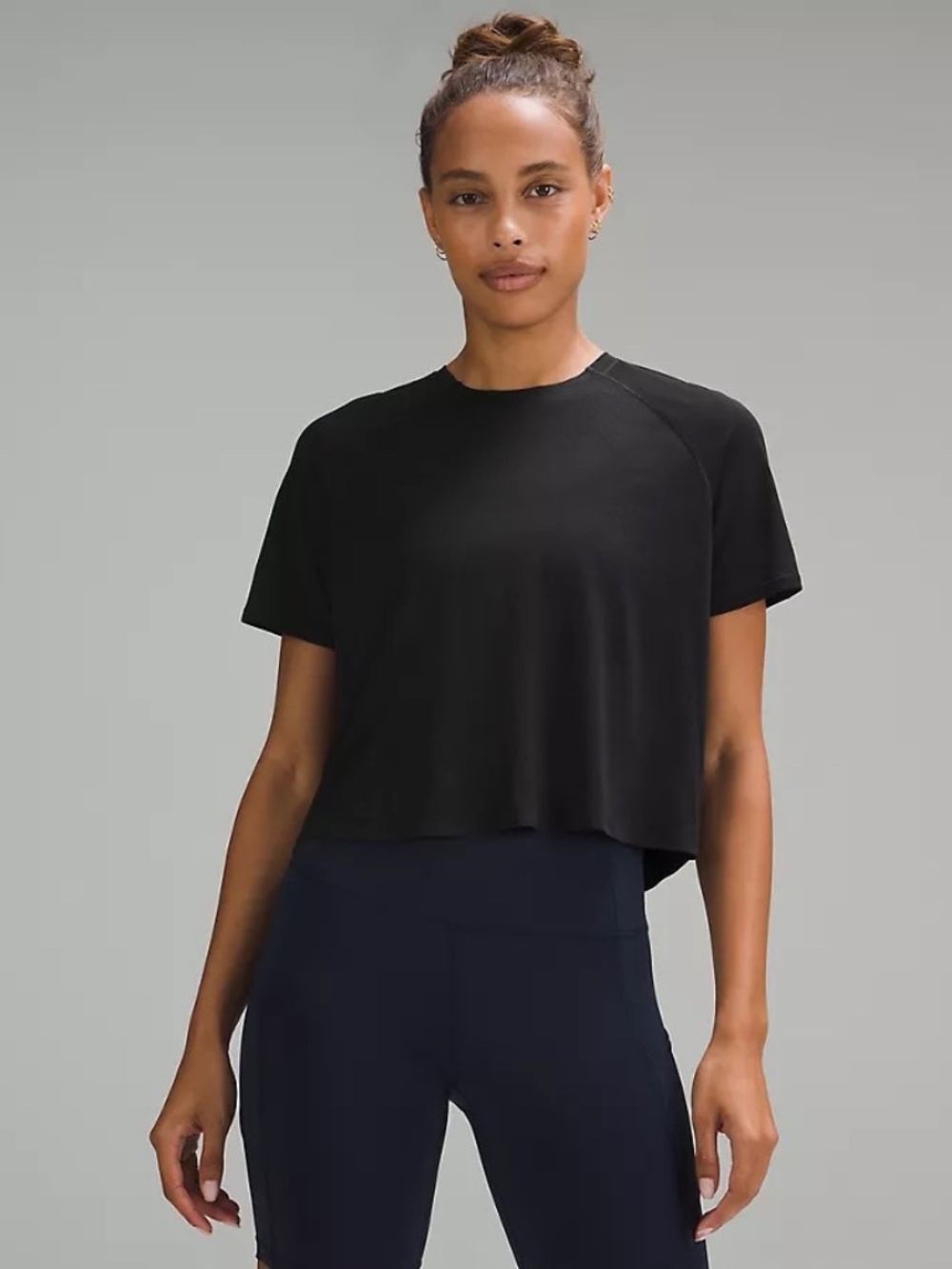 Lululemon Fast & Free Race Length T-Shirt - Black - Size 8